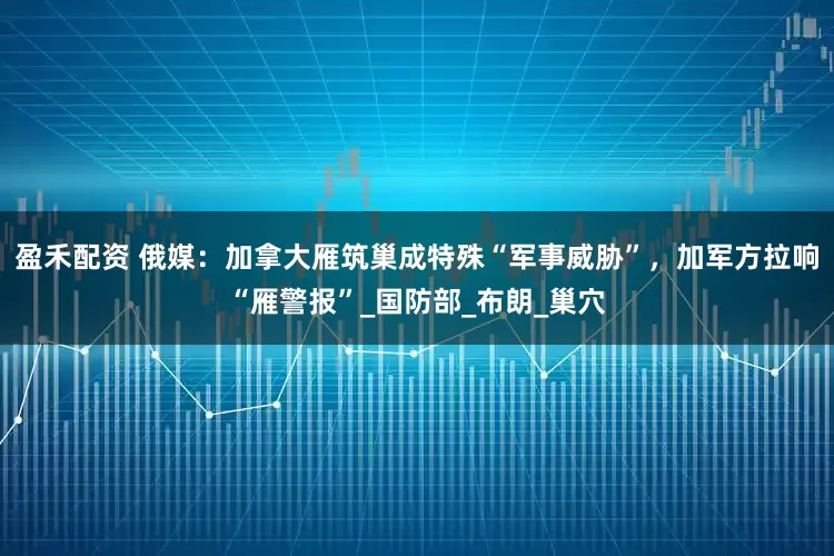 盈禾配资 俄媒：加拿大雁筑巢成特殊“军事威胁”，加军方拉响“雁警报”_国防部_布朗_巢穴